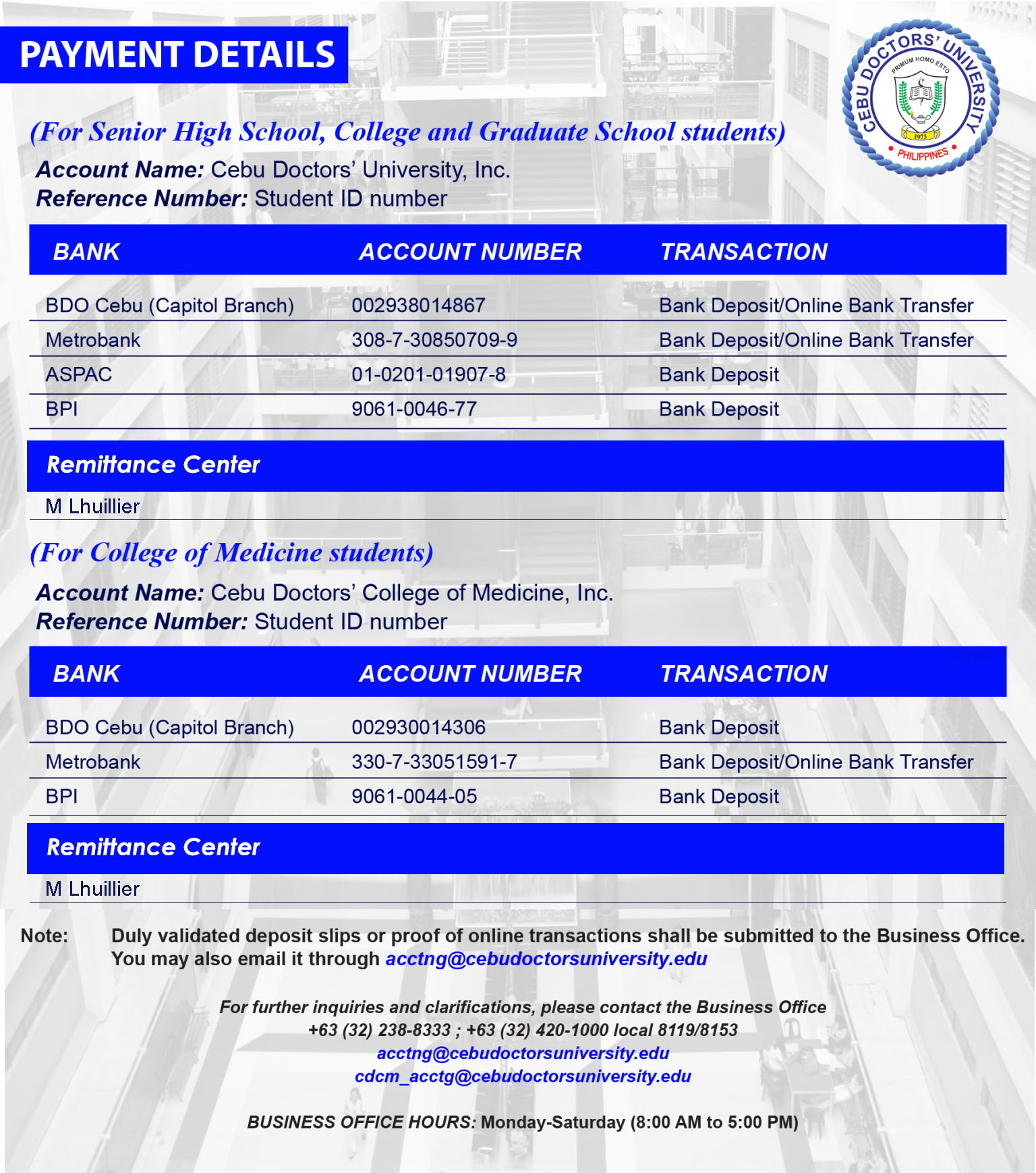  Cebu Doctors University